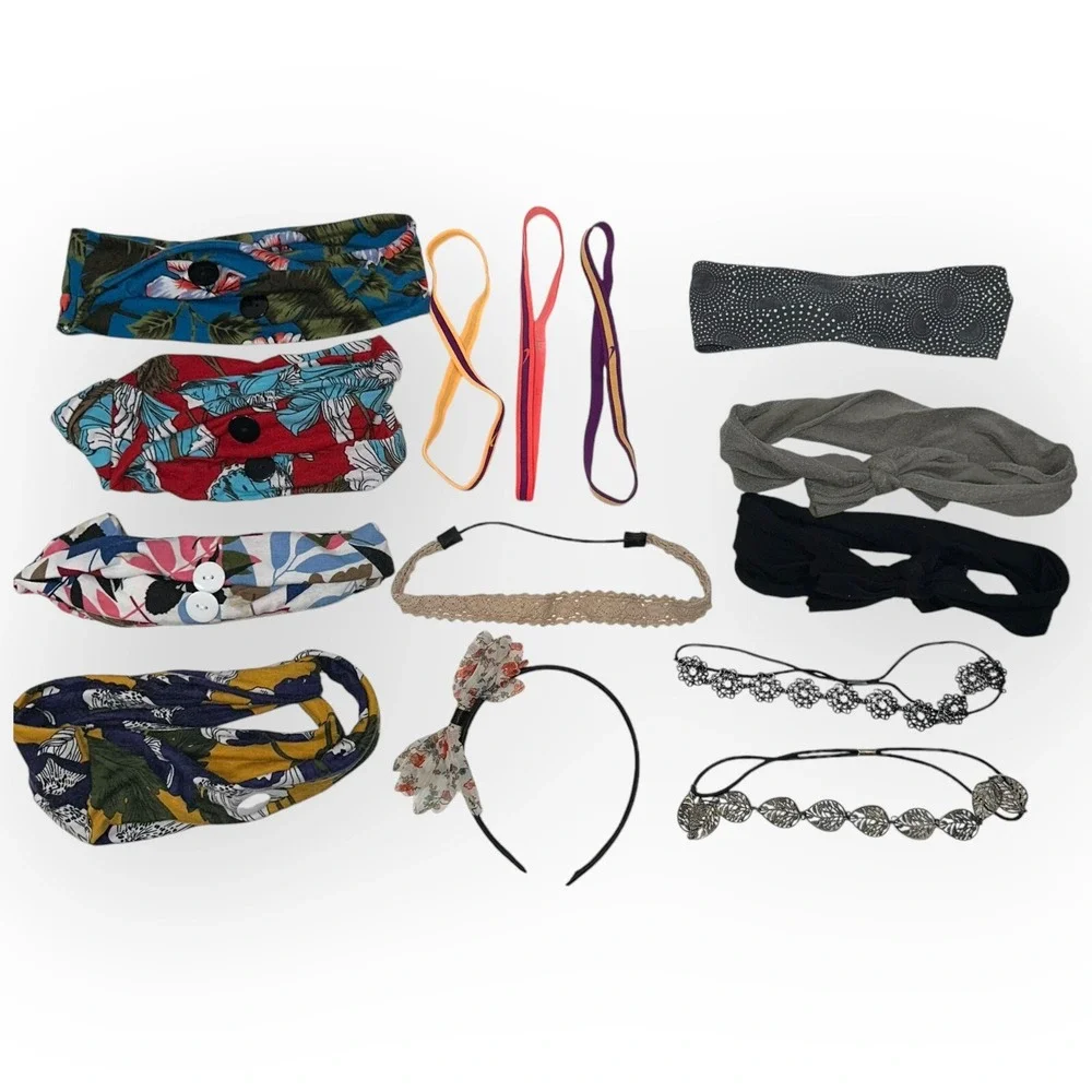 Lot of 14 Women's Head Bands‎ Variety